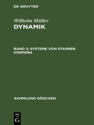 cover image of Systeme von starren Körpern
